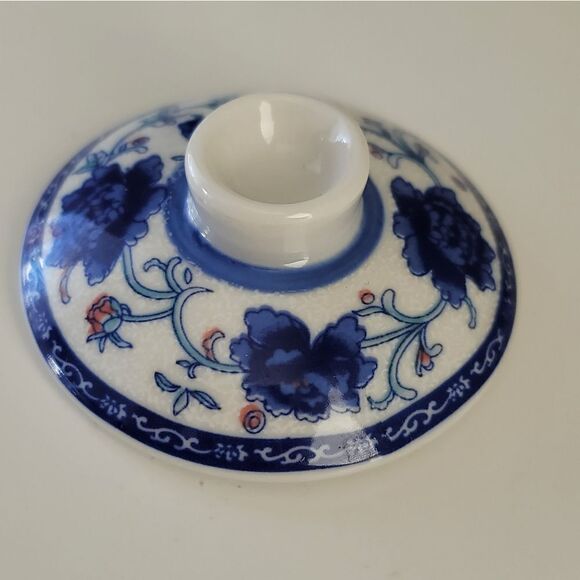 Oriental Asian Blue Floral Tea Creamer Cups Set #1141 - Picture 9 of 16